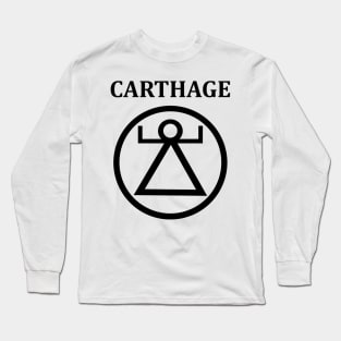 Ancient Carthage Tanit Symbol Long Sleeve T-Shirt